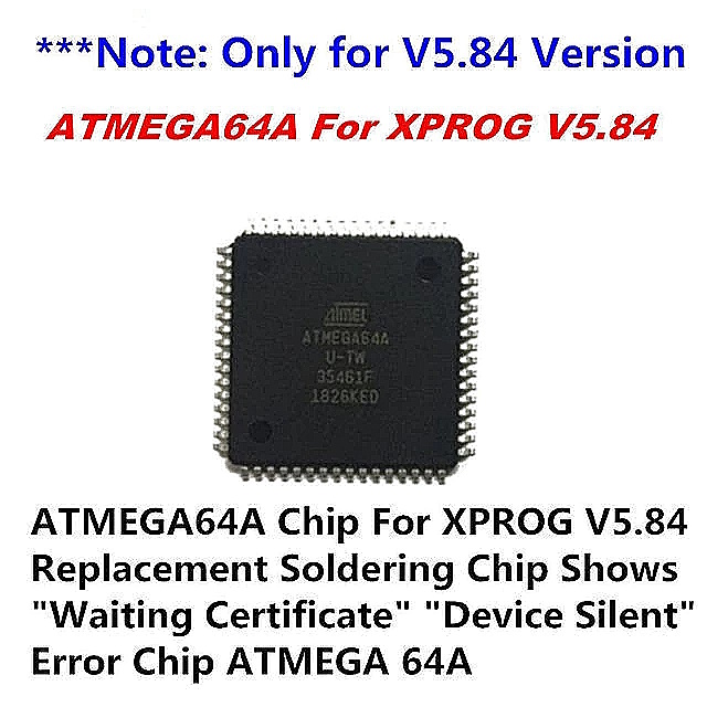 Процессор Atmega64A для Xprog 5.84